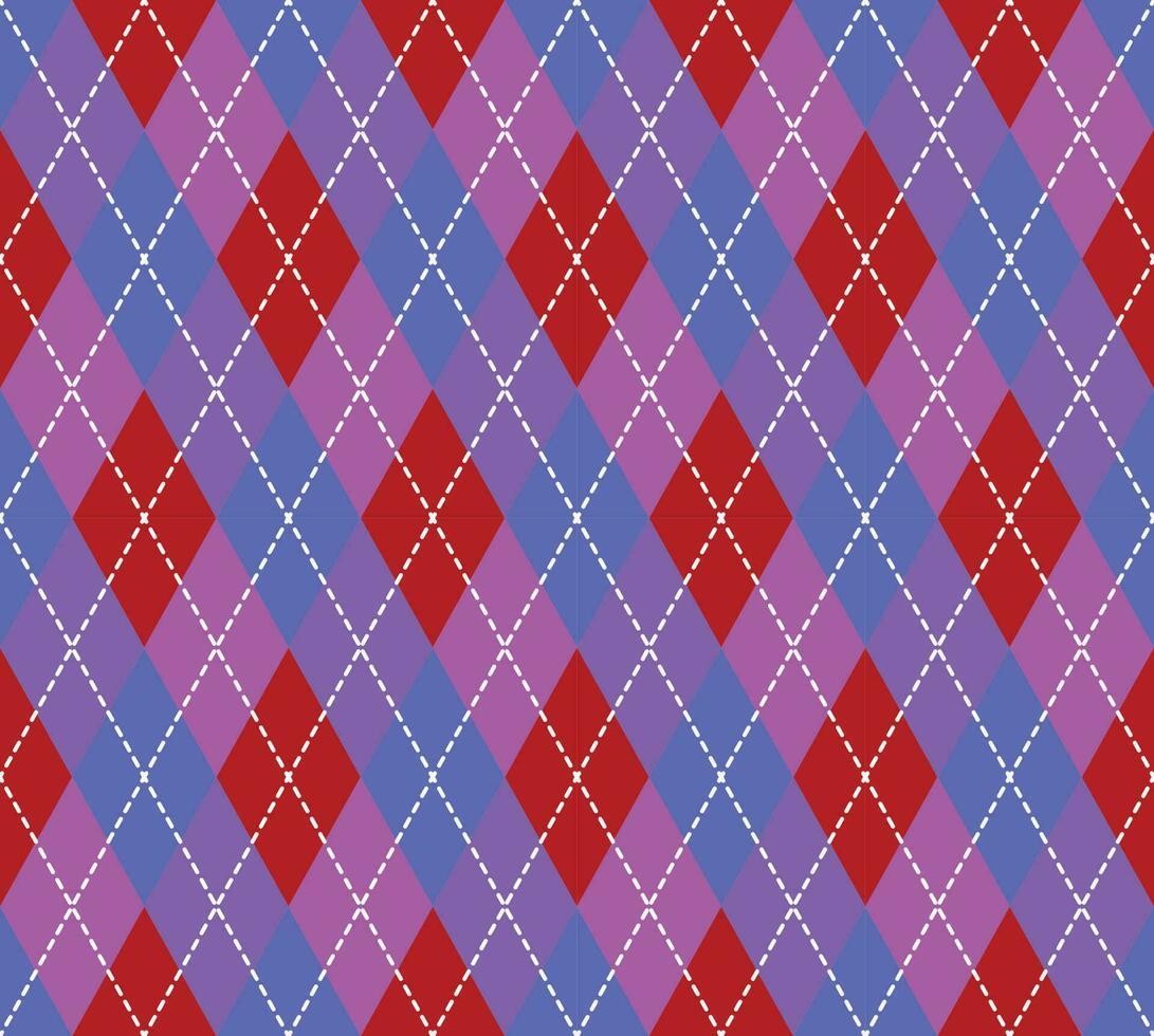 Argyle Pattern vector ,Fabric texture background