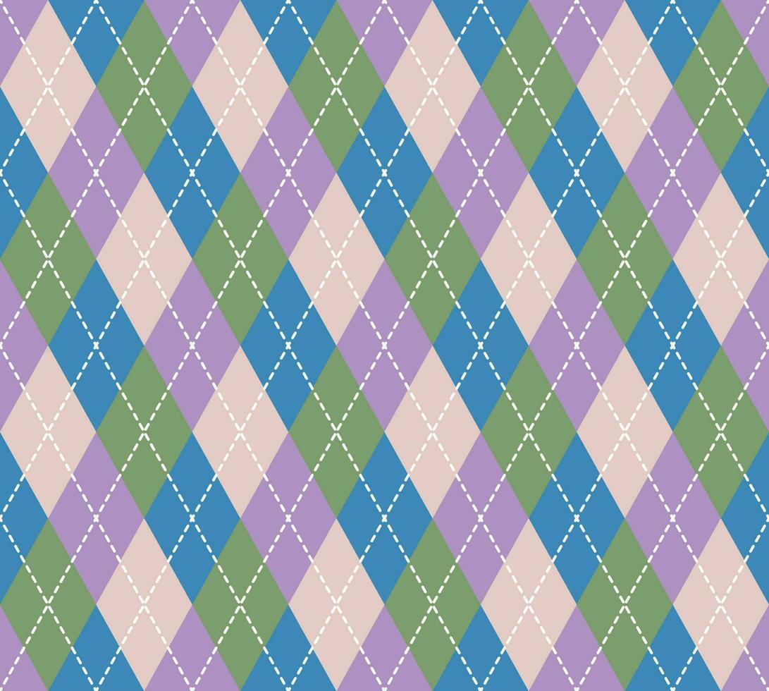 Argyle Pattern geometric, argyle background vector