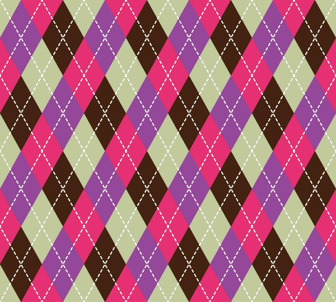 Argyle Pattern geometric, argyle background vector