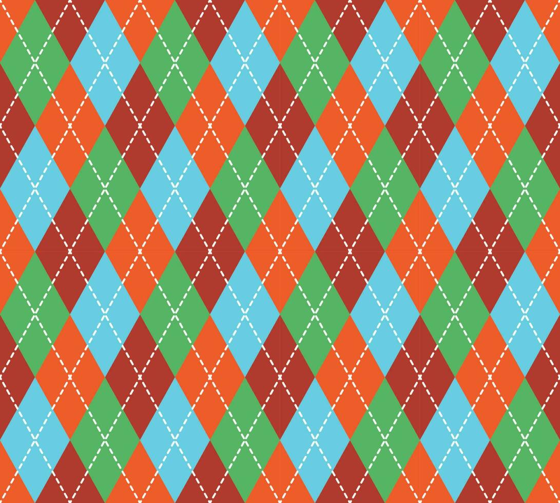 Argyle Pattern vector ,Fabric texture background