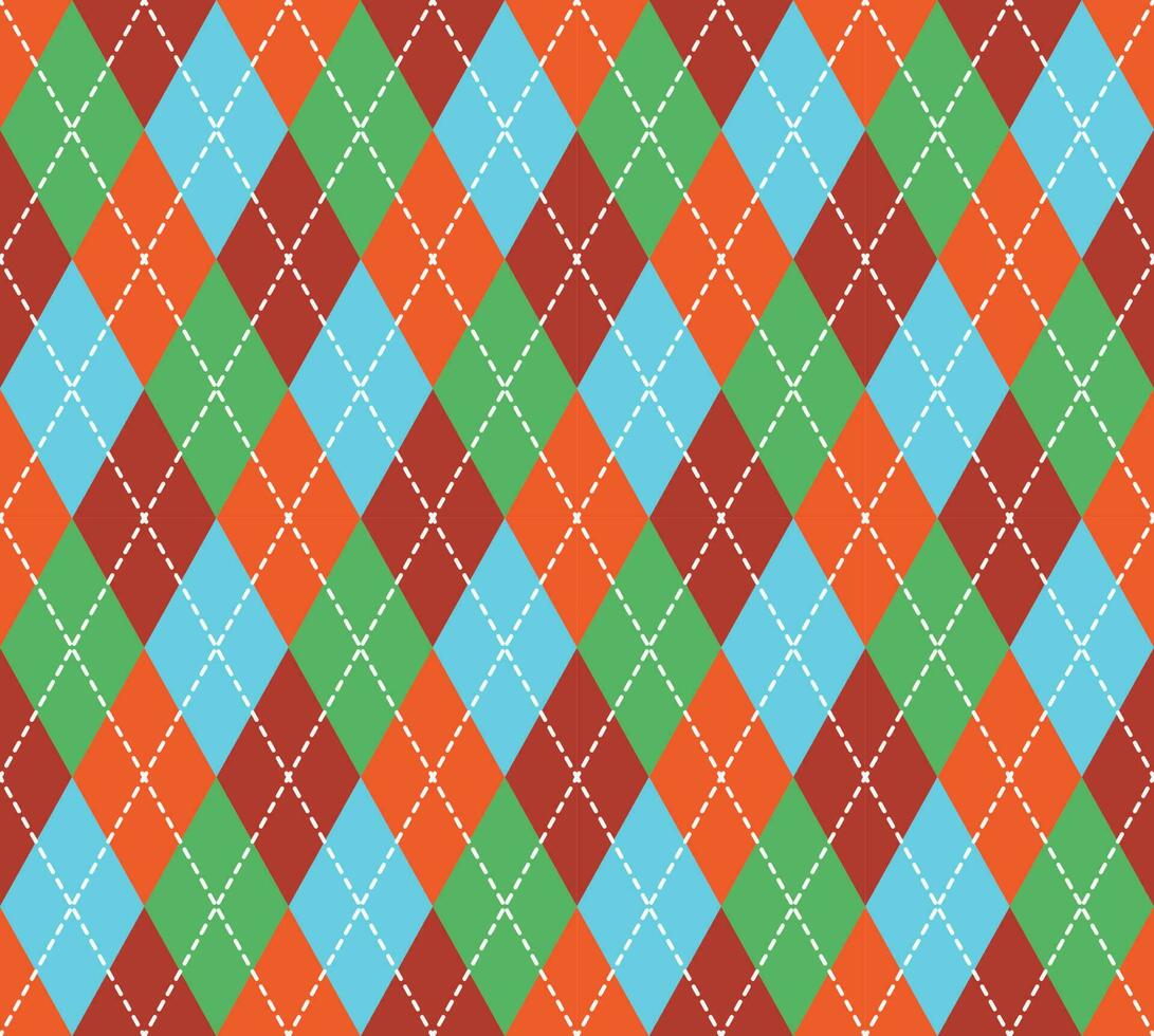 Argyle Pattern vector ,Fabric texture background