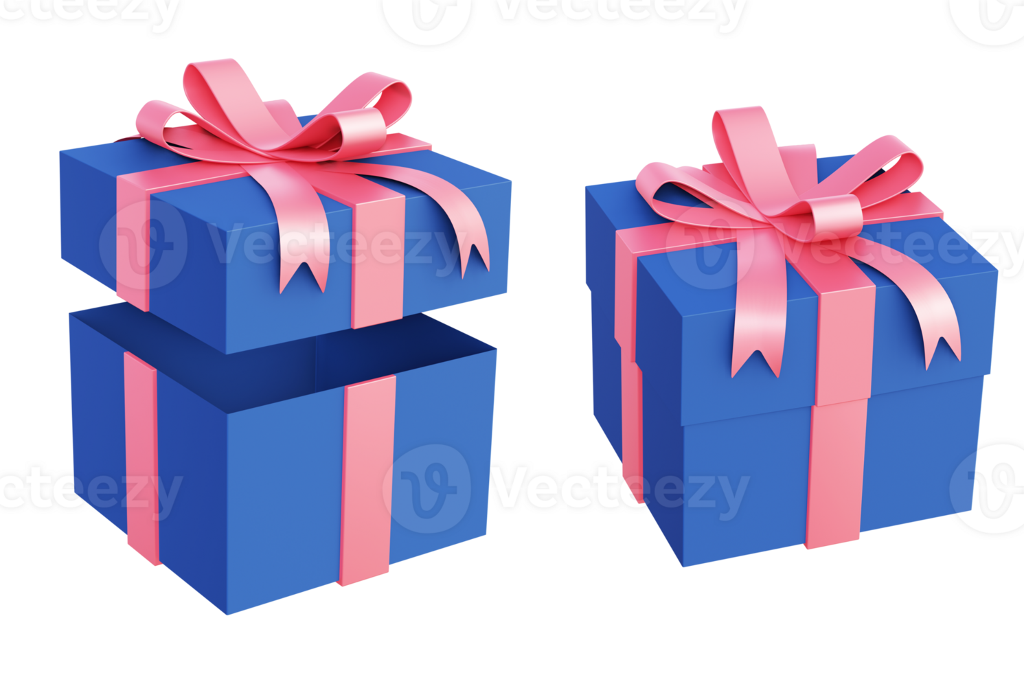 3d illustration icon of gift box for UI UX web mobile app social media ads png