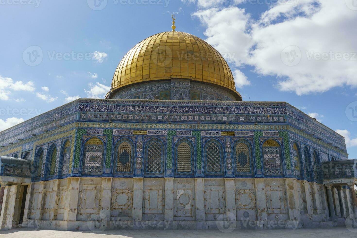 The Dome of the Rock in alaqsa mosque photo