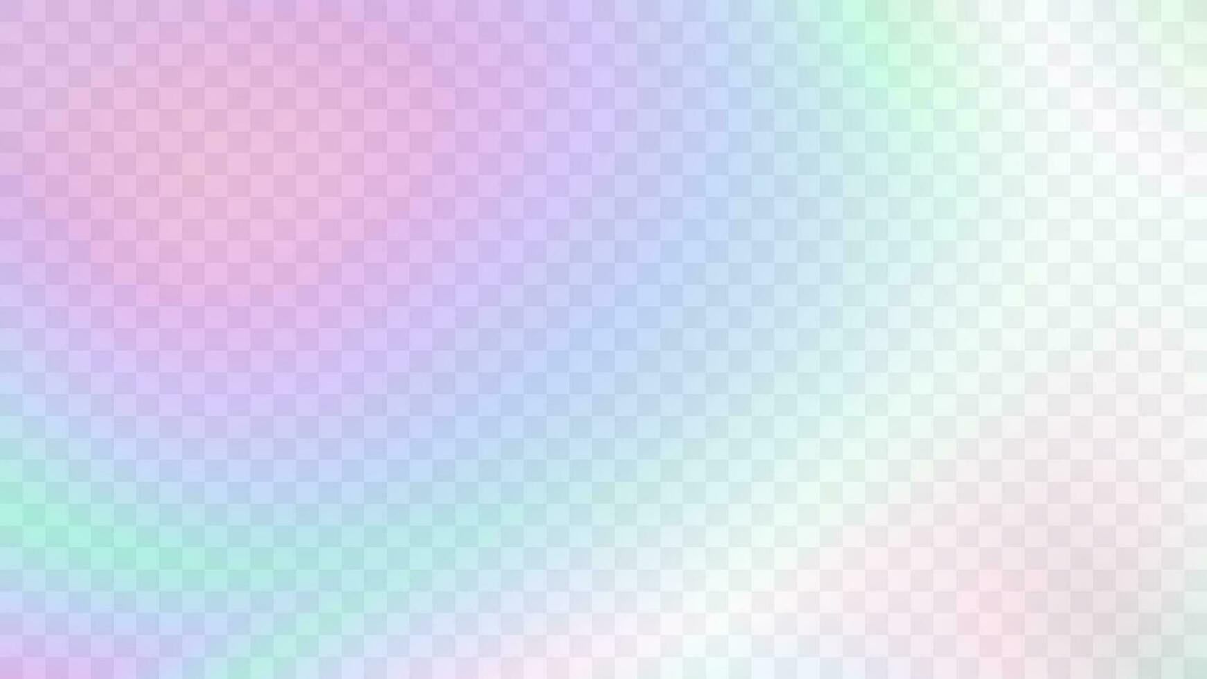 Modern blurred gradient background in trendy retro 90s, 00s style. Y2K aesthetic. Rainbow light prism effect. Hologram reflection. Poster template for social media posts, digital marketing vector