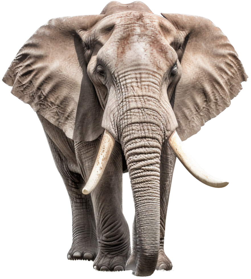 elefante png con ai generato.