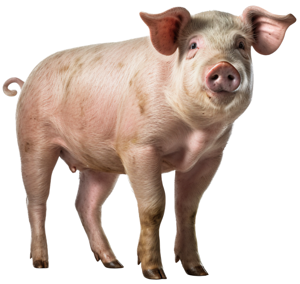 Pig png with AI generated.