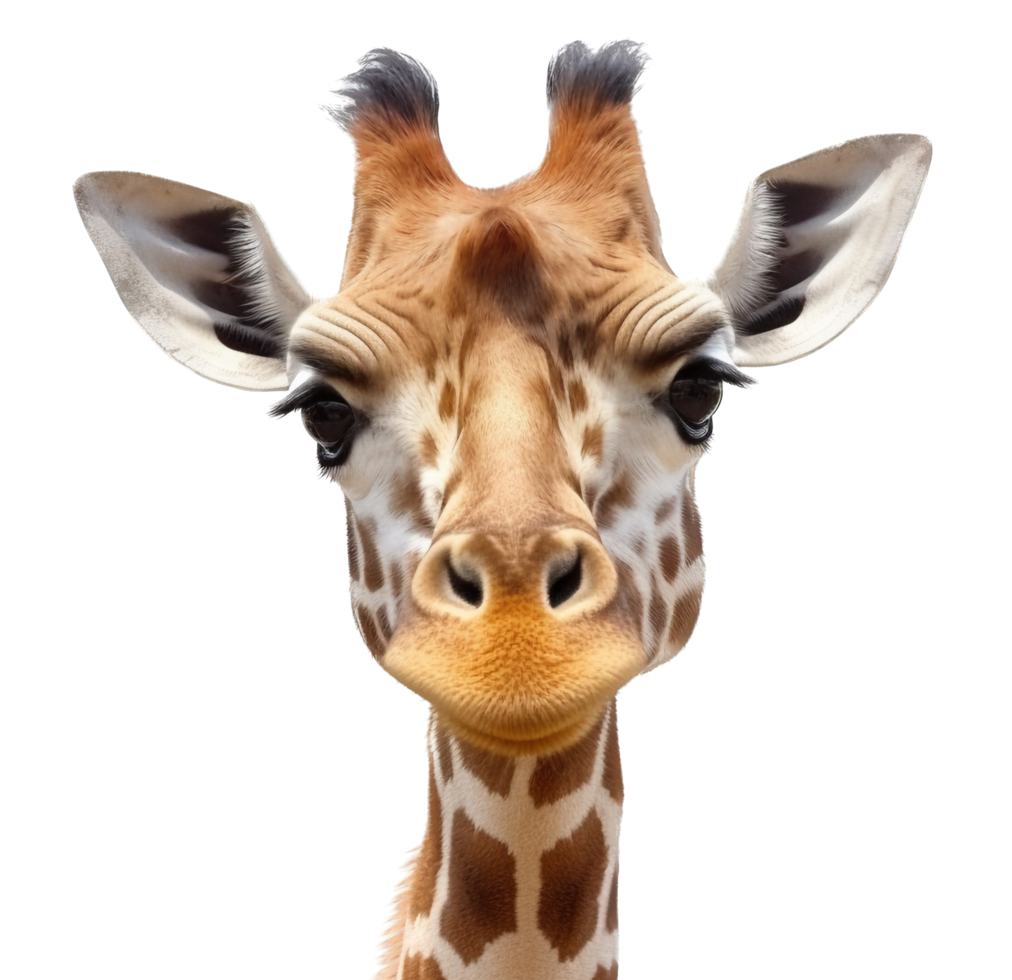 giraffa png con ai generato.