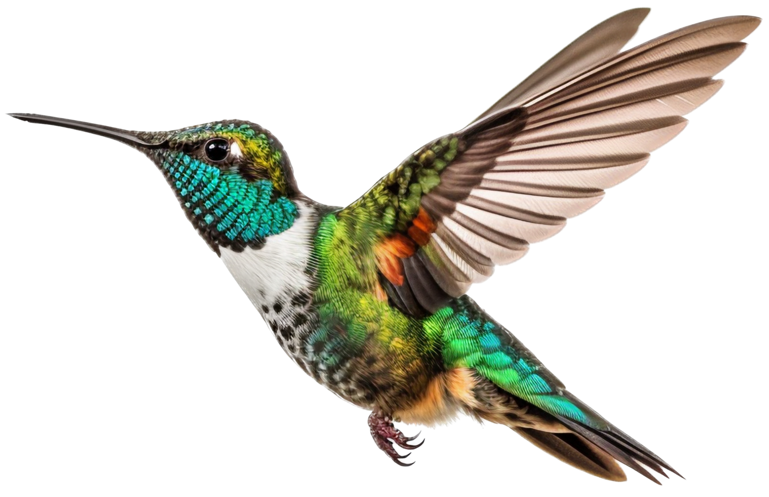 colibrí png con ai generado.