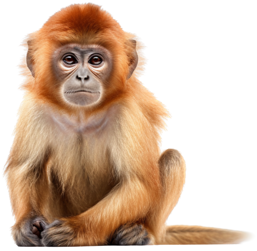 Monkey png with AI generated