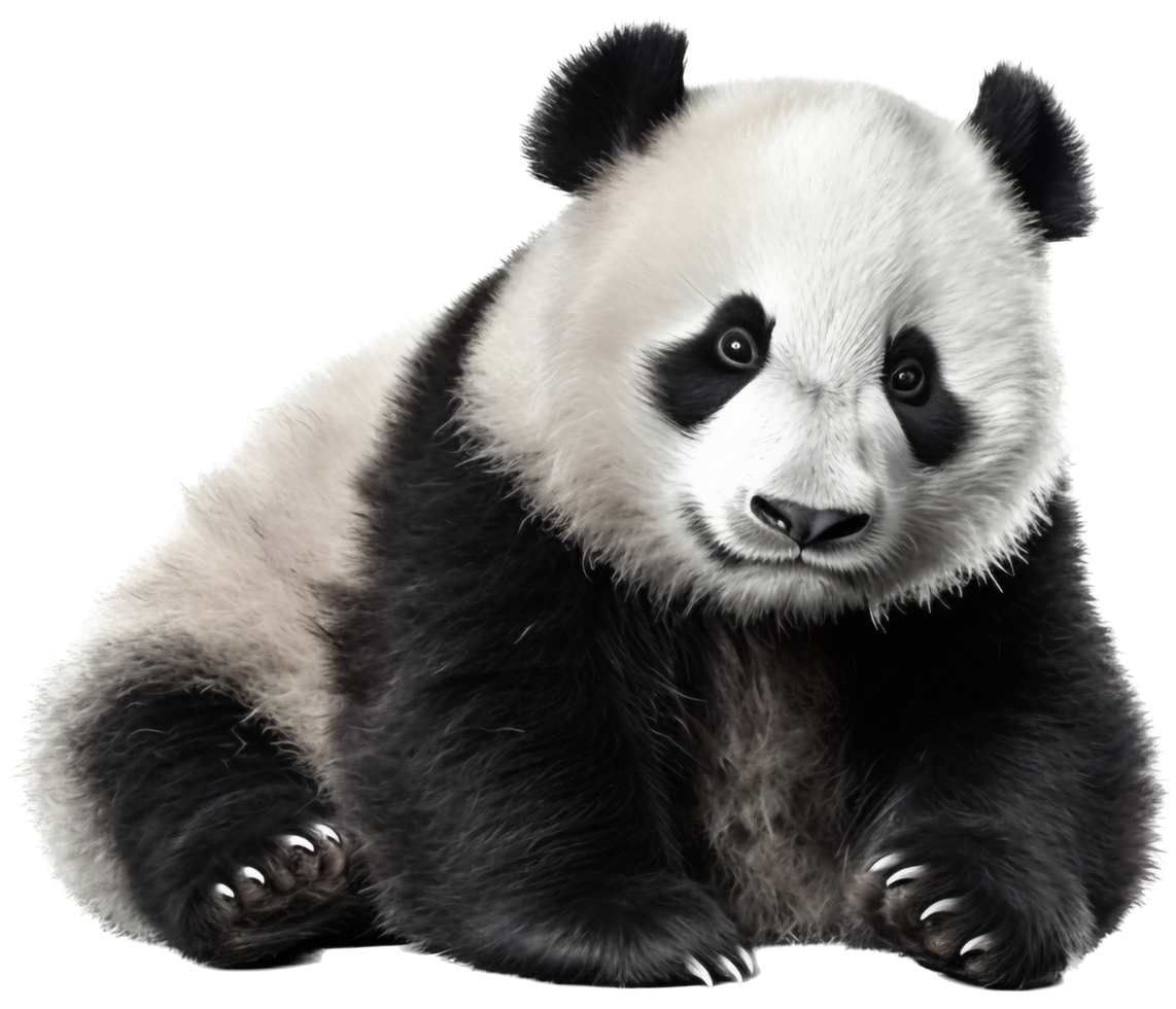 Panda png avec ai généré.