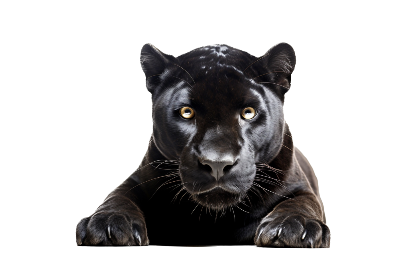 Panther png mit ai generiert.