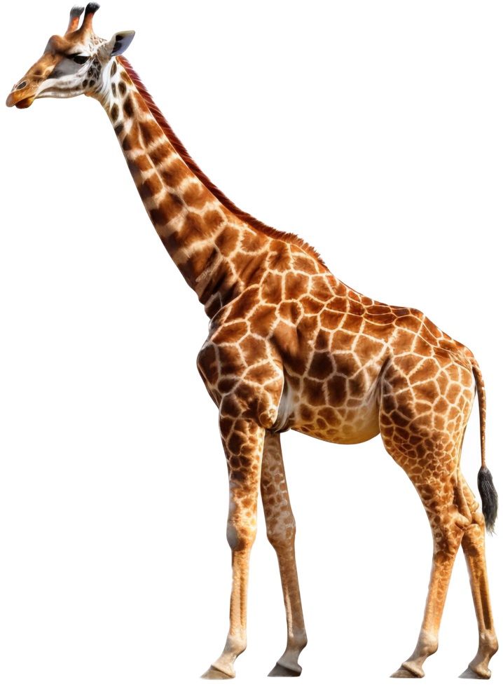 Giraffe png mit ai generiert.