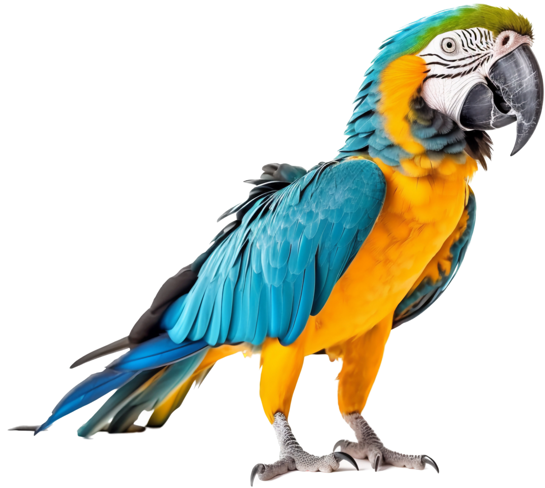 Parrot png with AI generated.