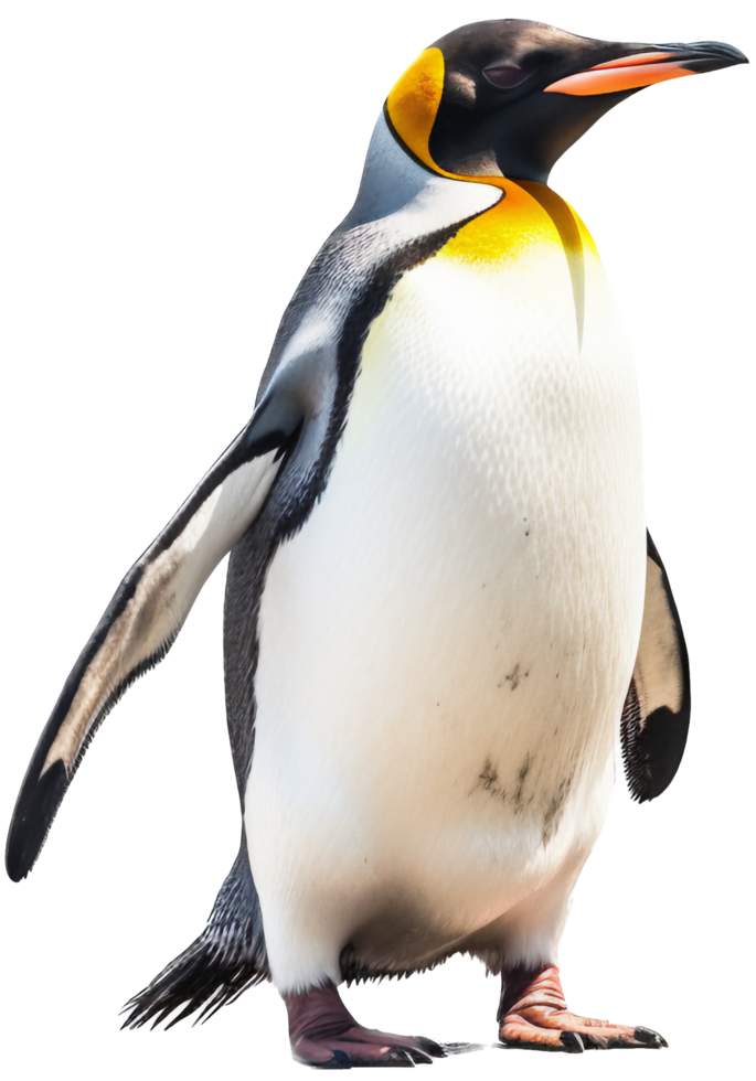 Penguin png with AI generated.