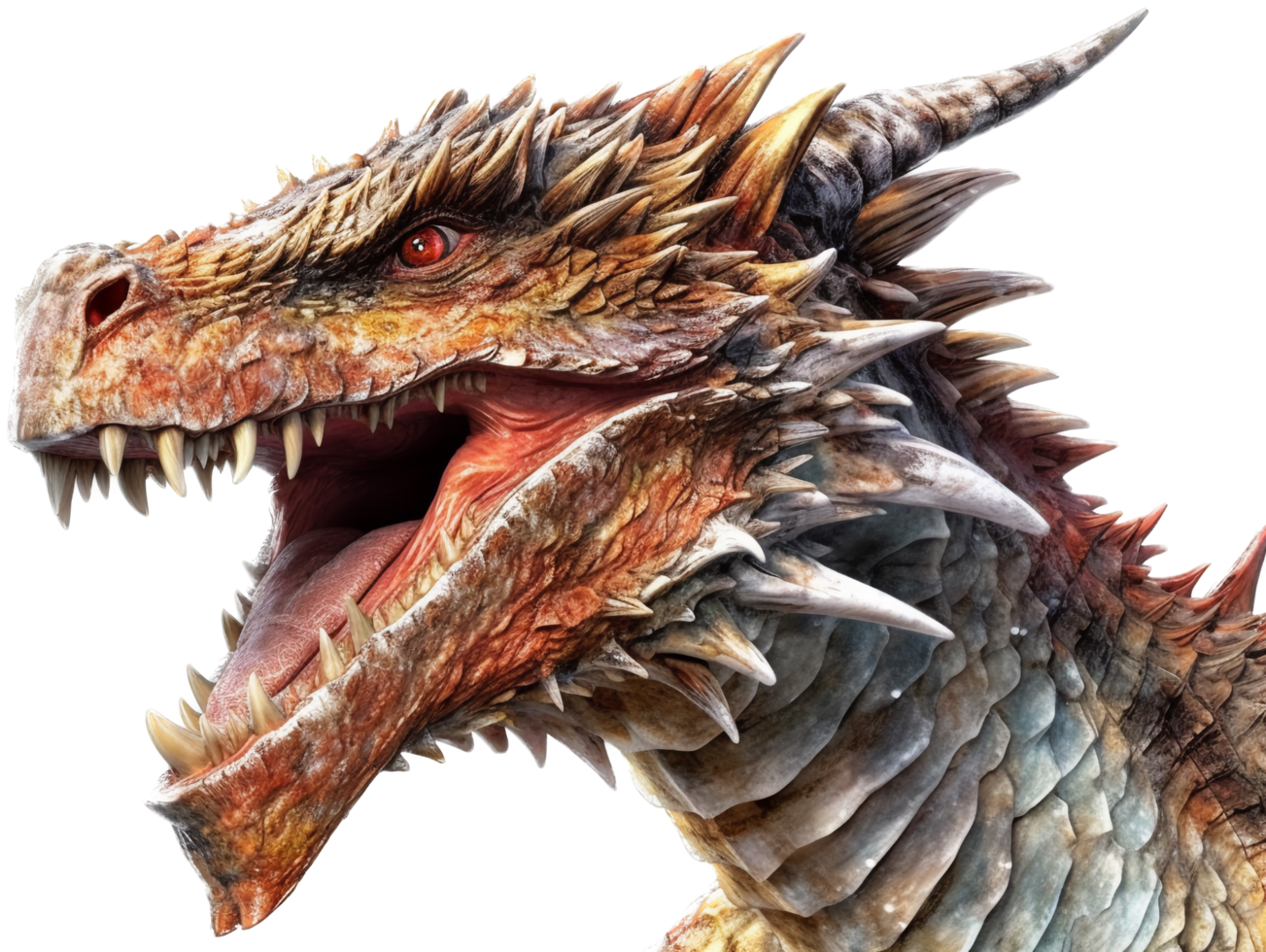 Dragão png com ai gerado.