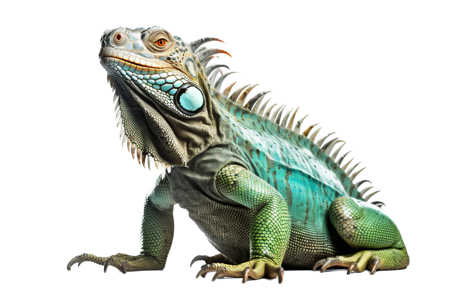 iguana png com ai gerado.