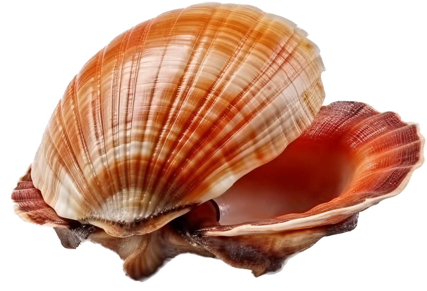 Seashell png with AI generated.