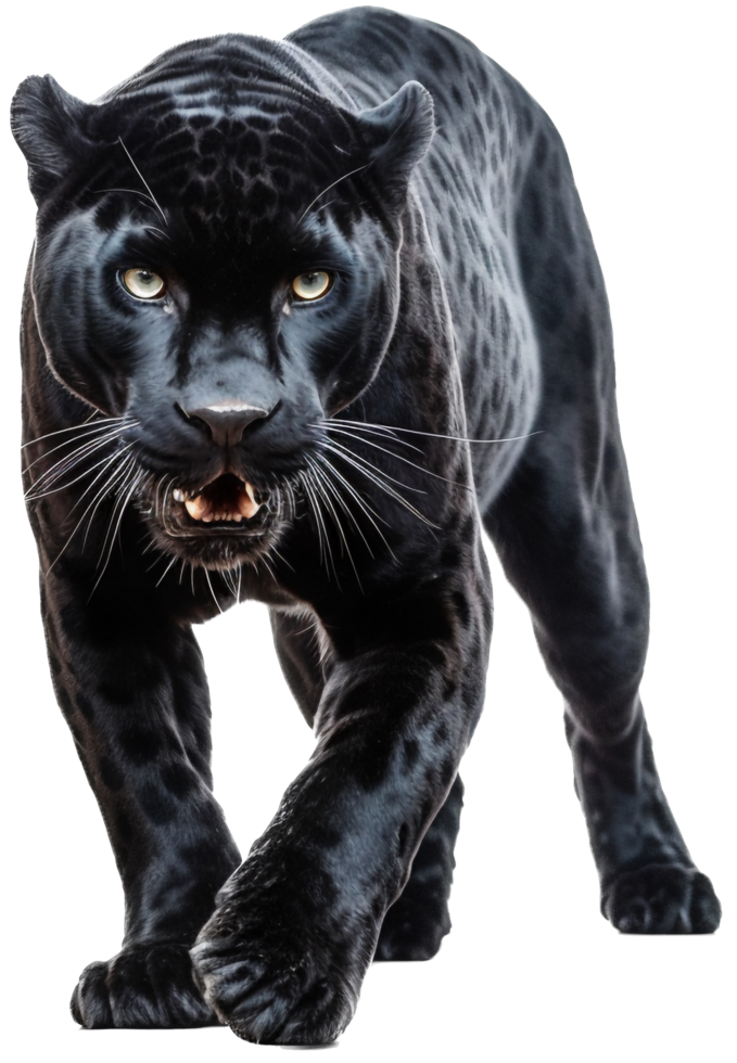 Panther png mit ai generiert.