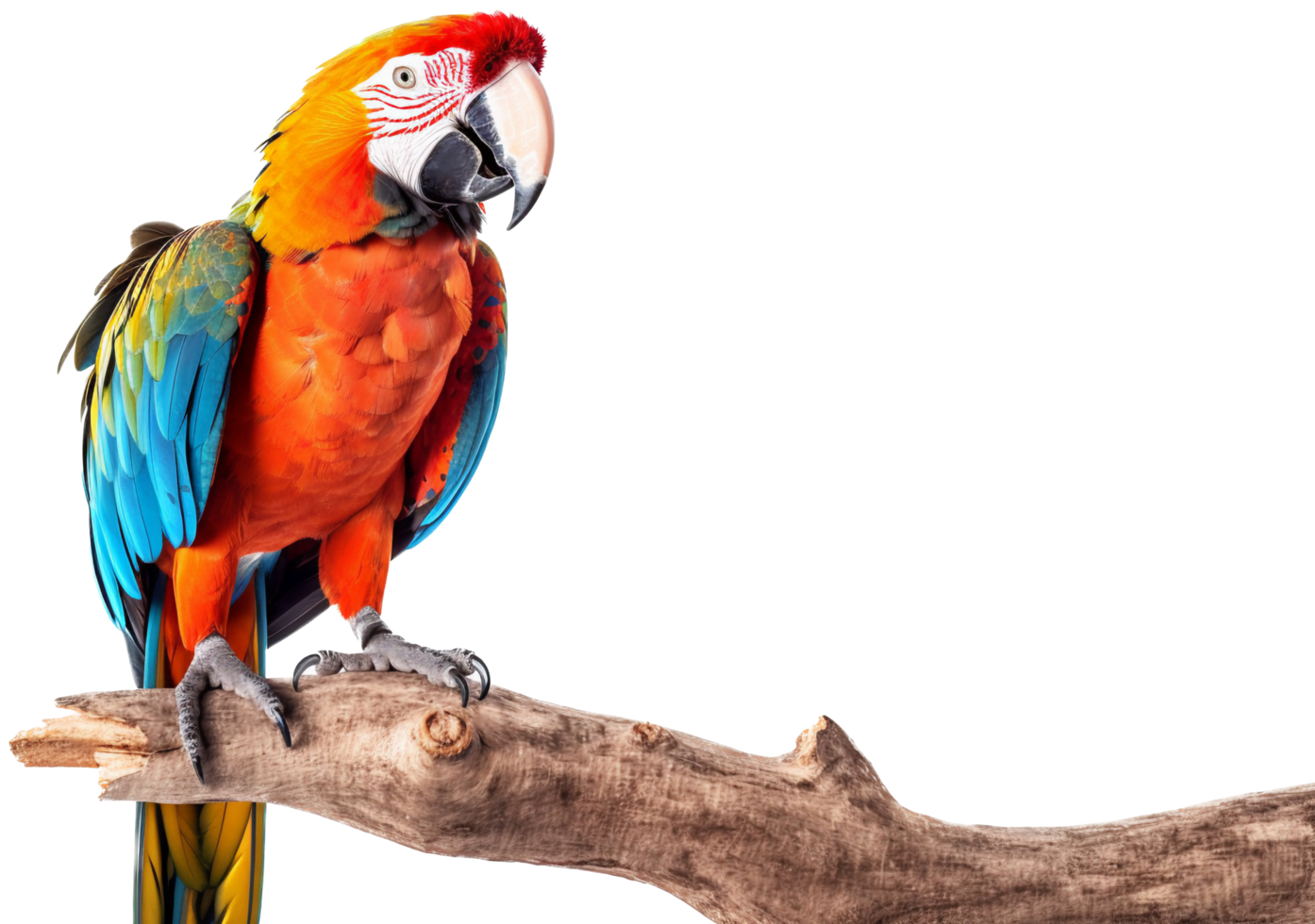 Parrot png with AI generated.