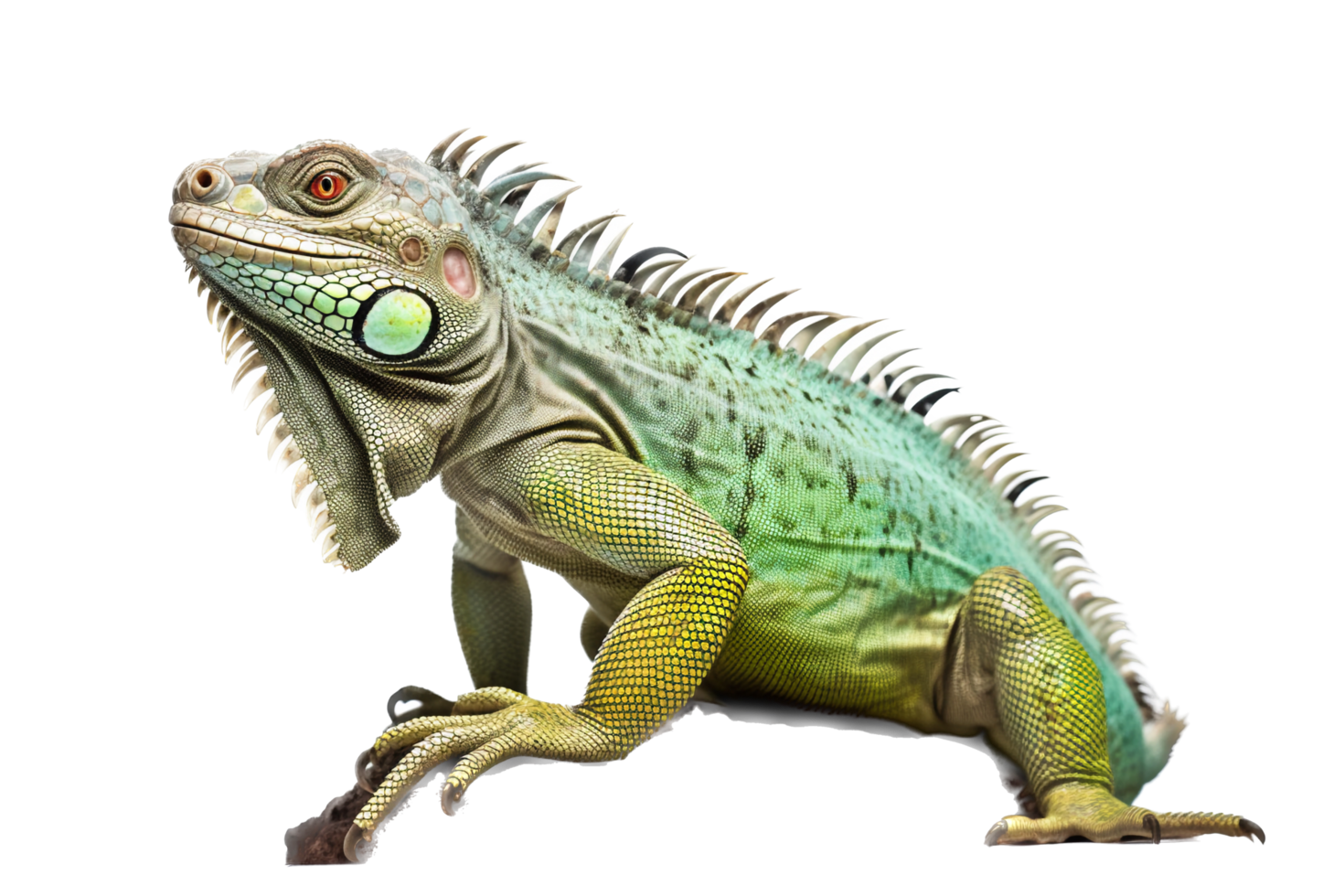 Iguana with . png