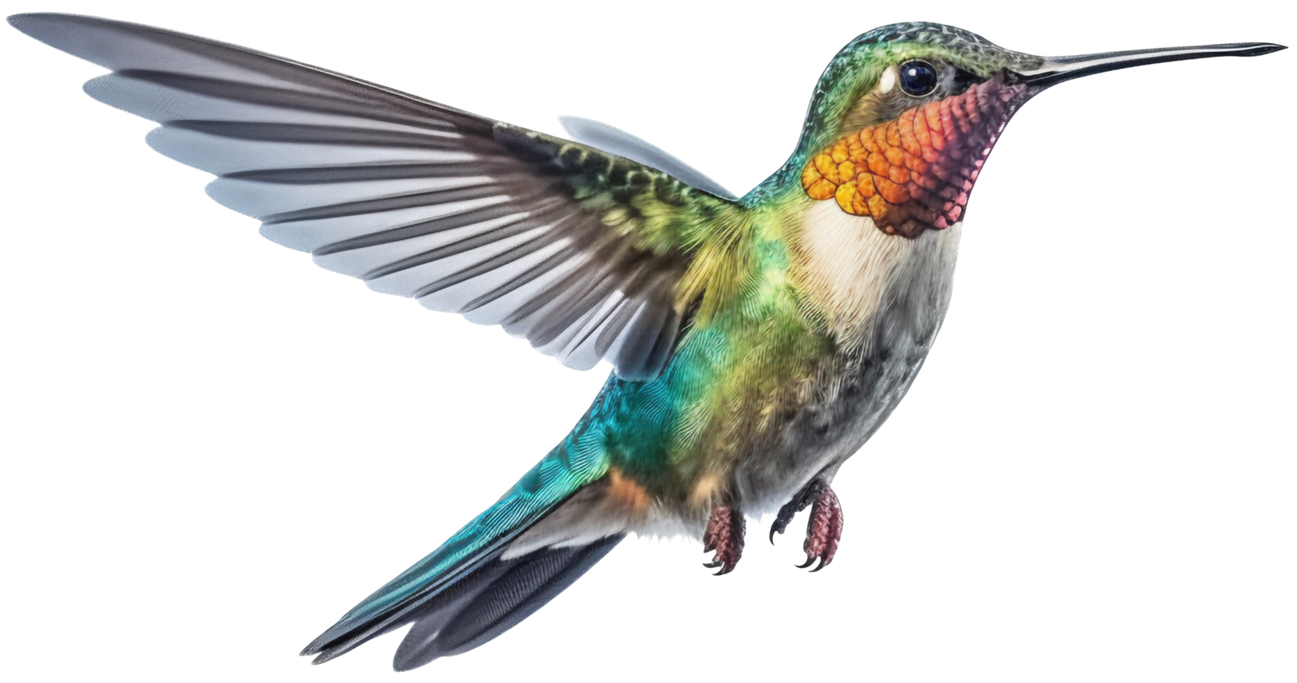 colibrí png con ai generado.