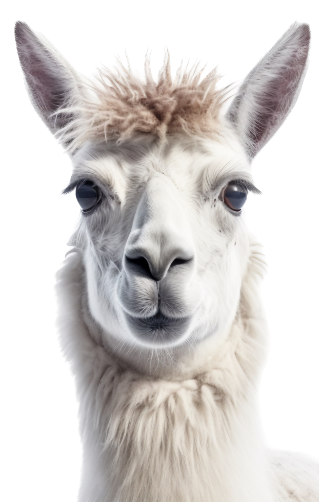 Llama png with AI generated