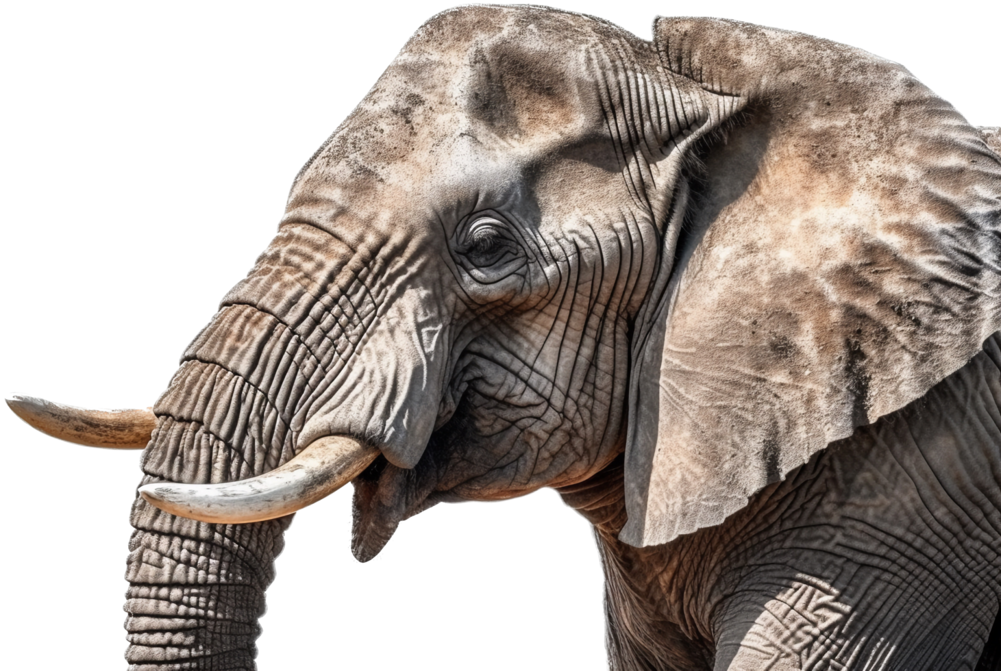 elefante png con ai generato.