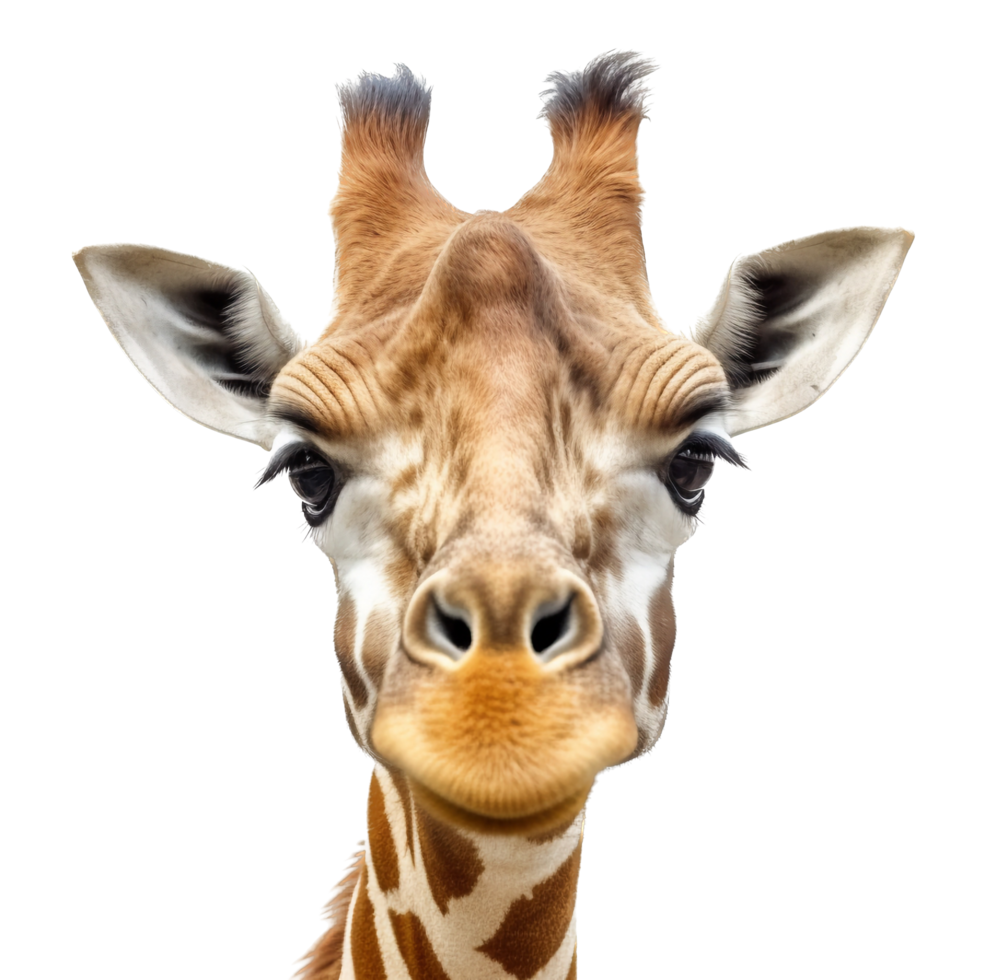 giraffa png con ai generato.