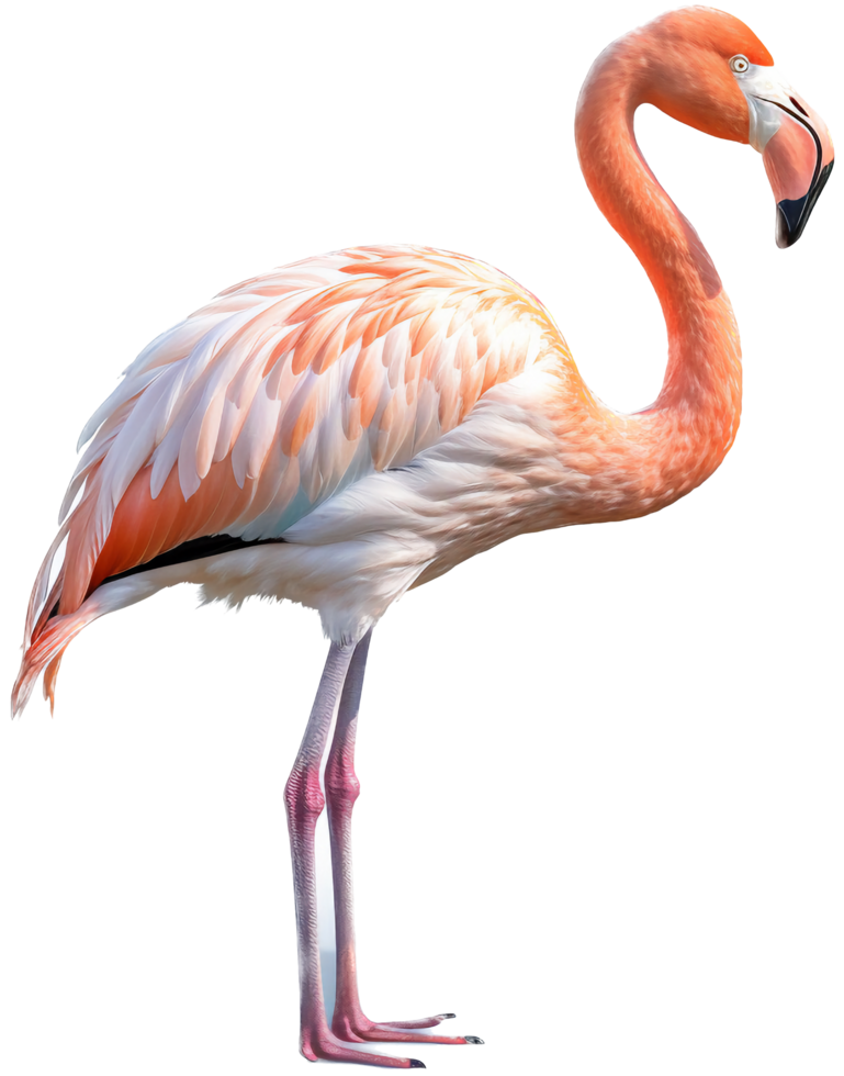 Flamingo png mit ai generiert.