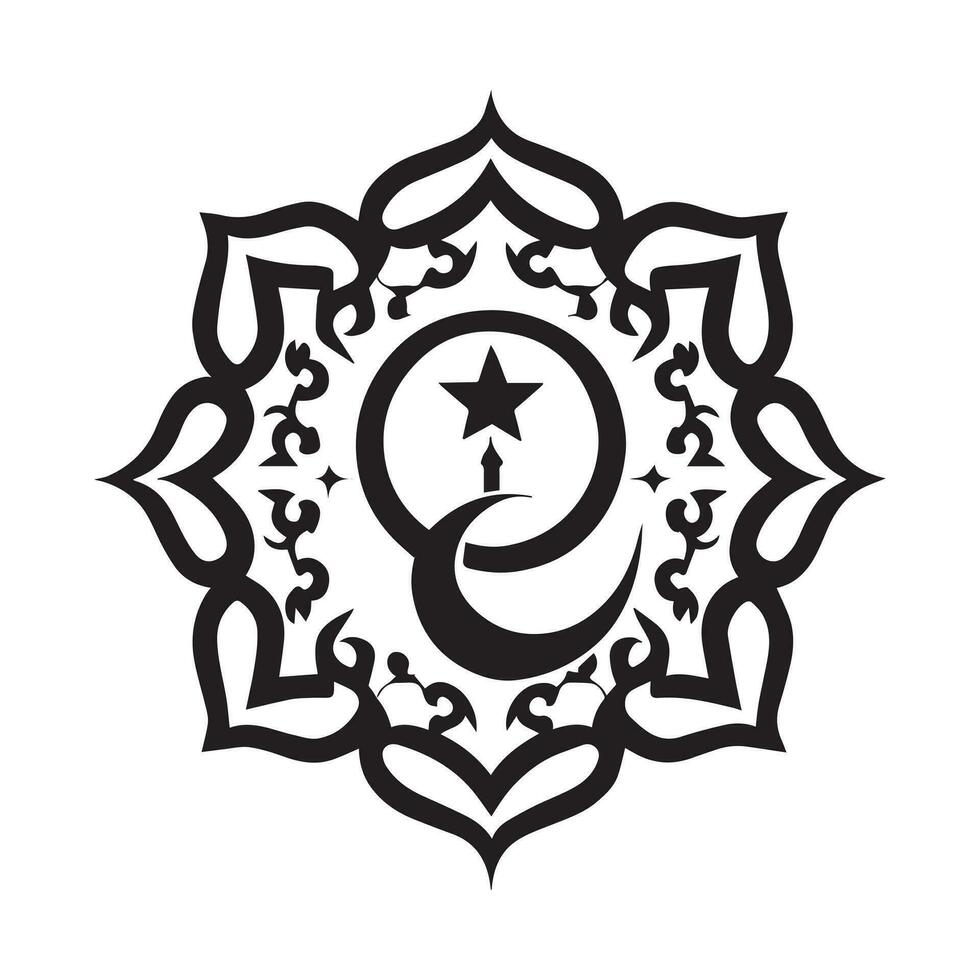 Islamic Vector Ornament Vector Illustration, Islamic silhouette