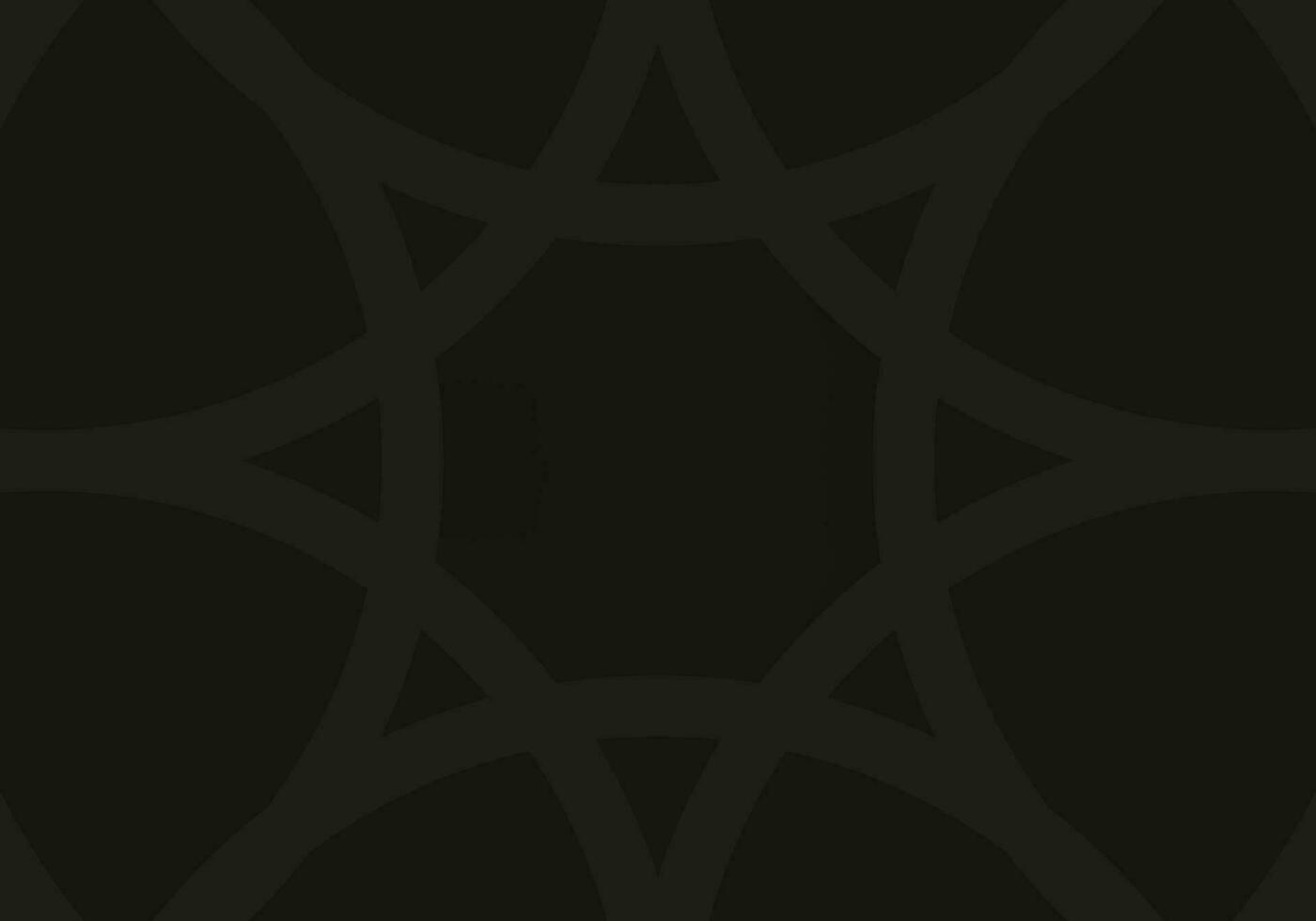 abstract black background with mandala texture and copy space. Vector illustration