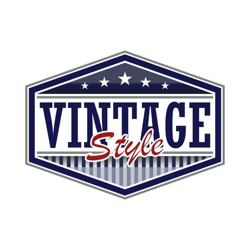 Vintage logos badges and labels. Vector illustration on white background
