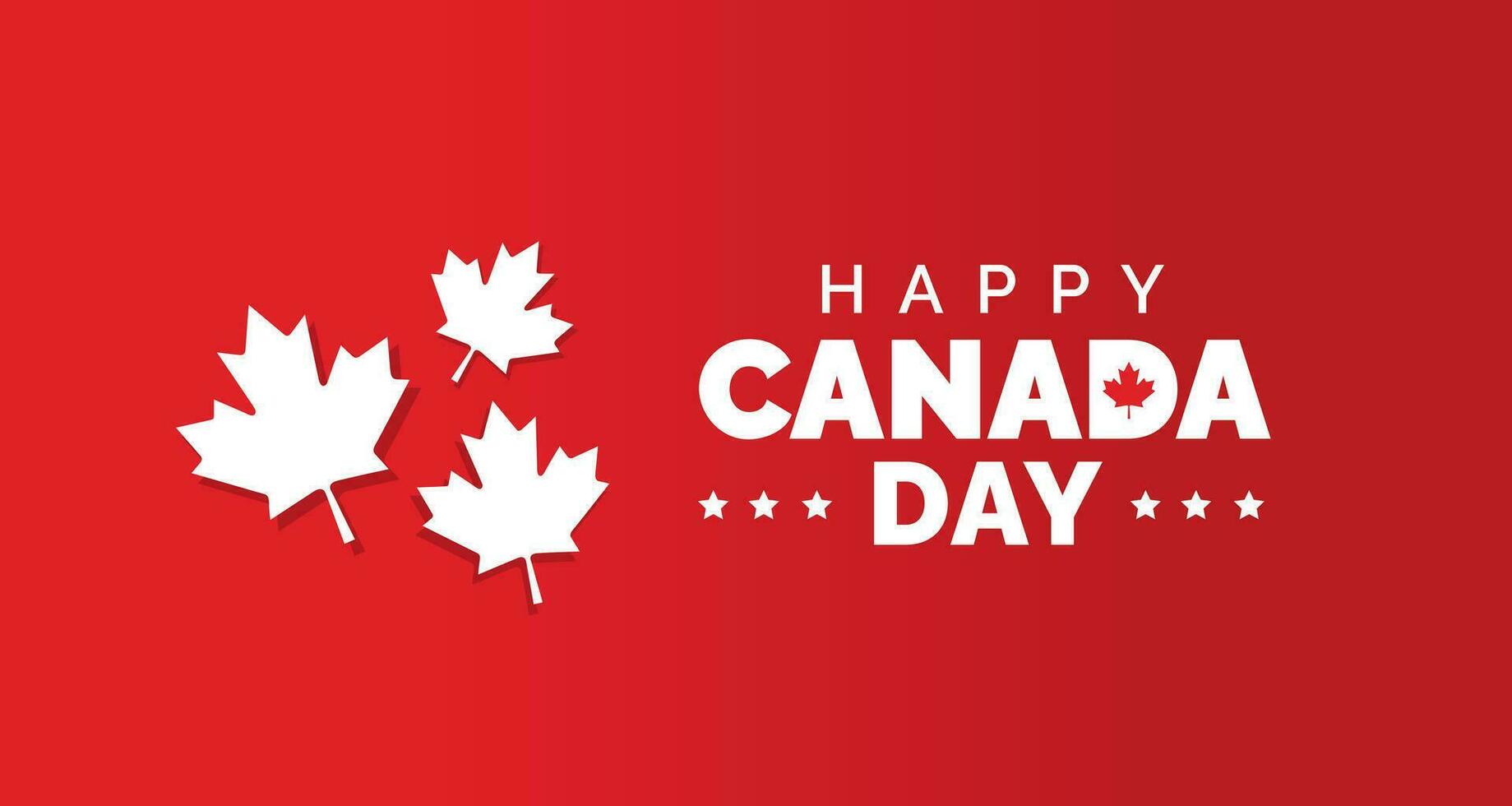 Happy Canada day background or banner design template celebrated in 1 July. Canada independence day background. vector