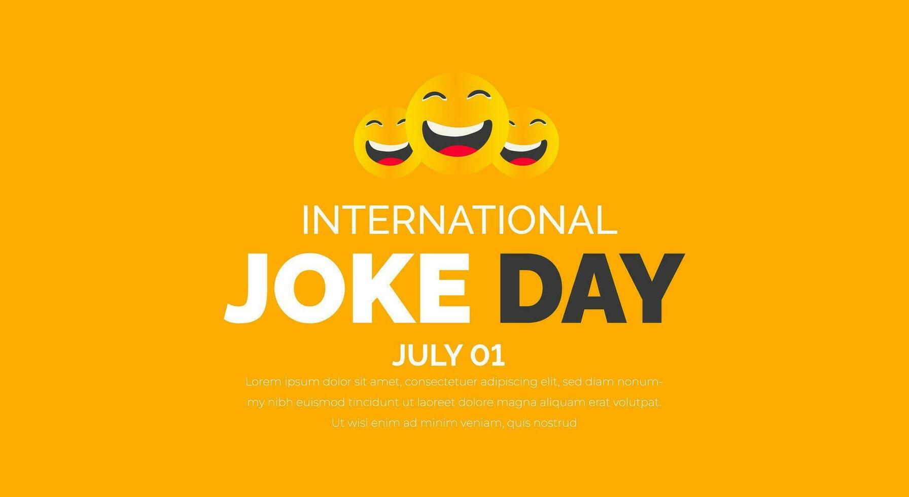 international joke day background or banner design template. 24706167 Vector Art at Vecteezy