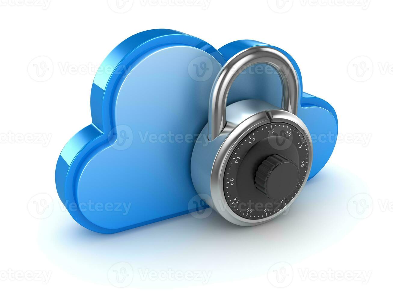 Cloud with lock photo