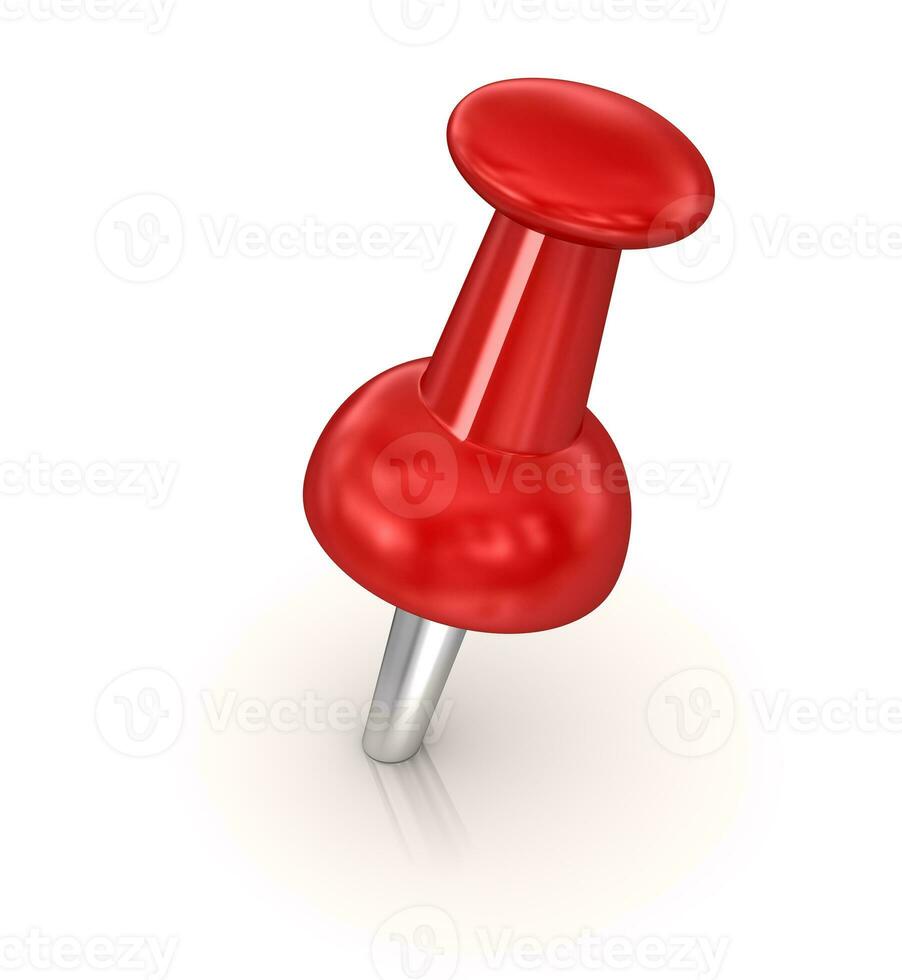 Red Push Pin photo