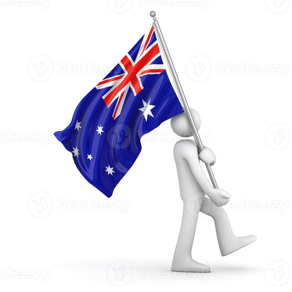 bandera de australia foto