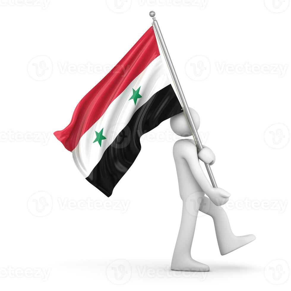 Flag of Syria photo