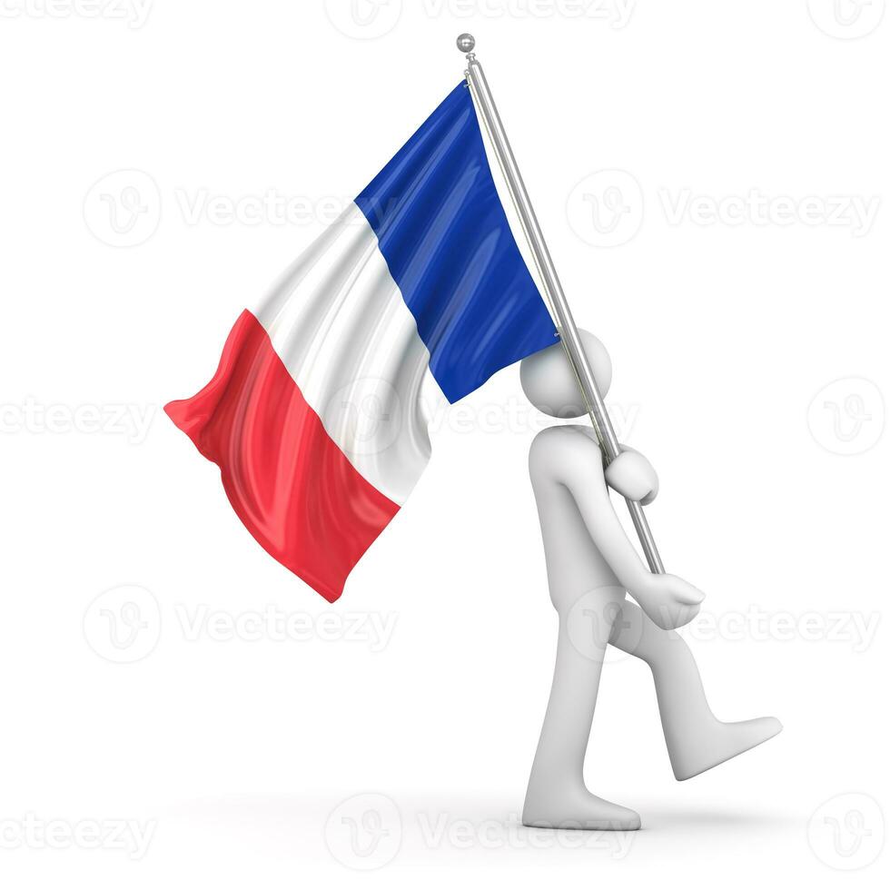 Flag of France photo