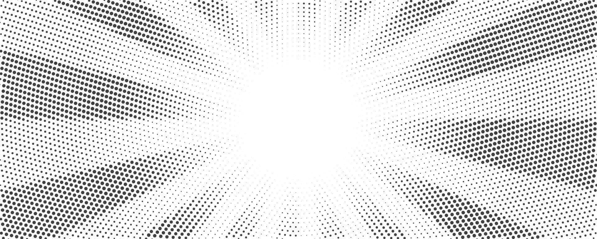 Sun rays halftone background. White and grey radial abstract comic pattern. Vector explosion abstract lines backdrop