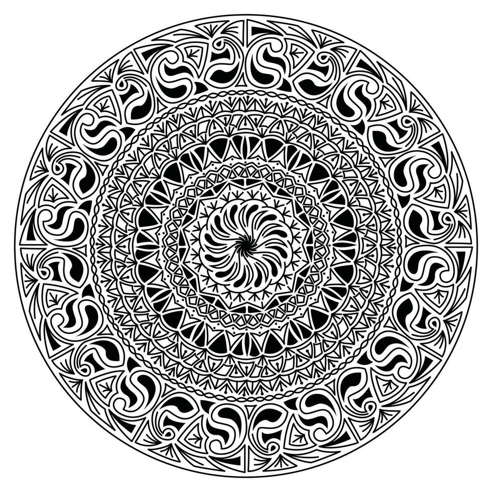Mandala Design Template 24707300 Vector Art at Vecteezy