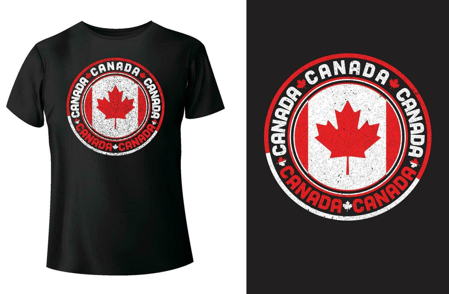 Canada typography t-shirt design and vector. vector