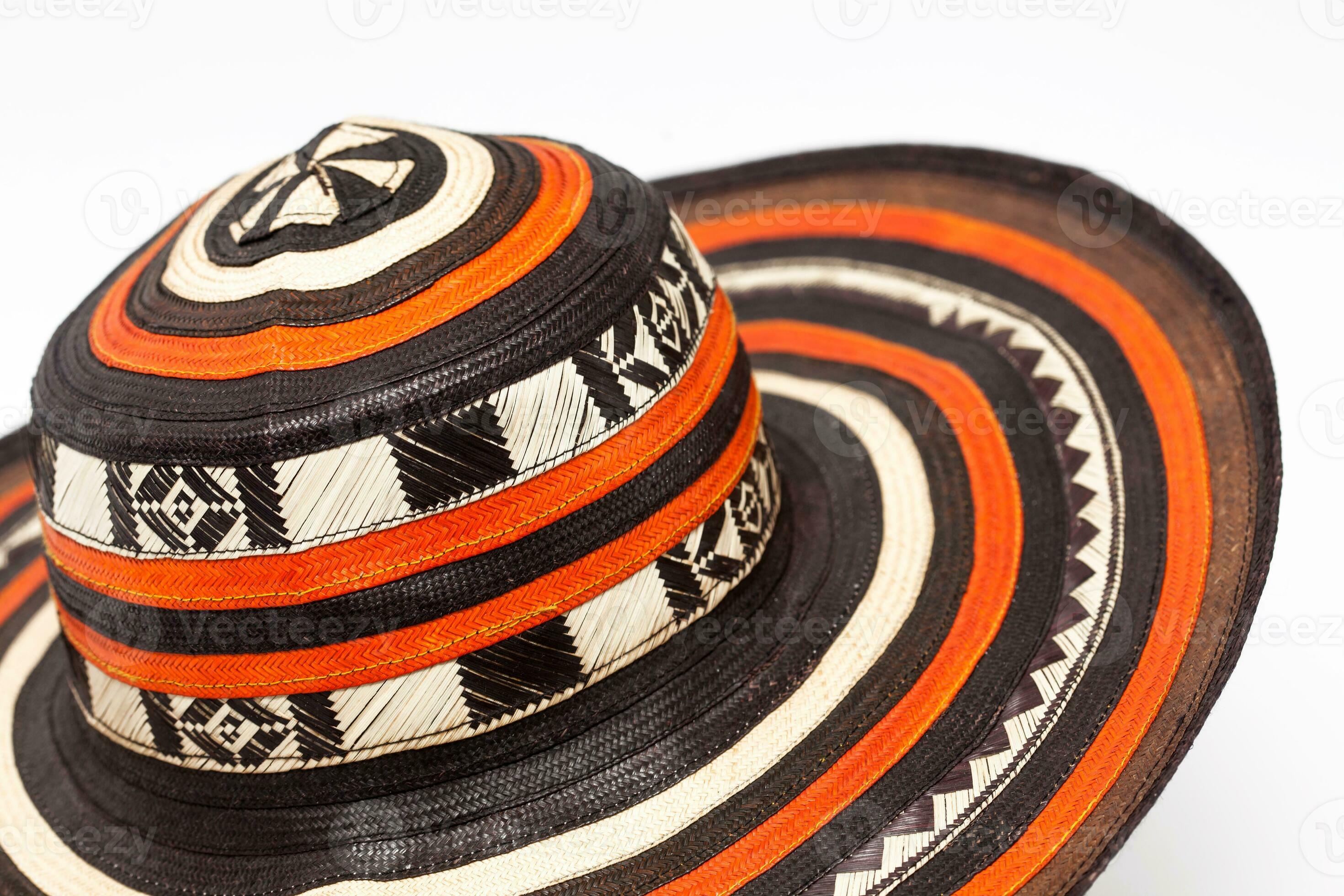 Traditional hat from Colombia called Sombrero vueltiao 24707806 Stock Photo  at Vecteezy