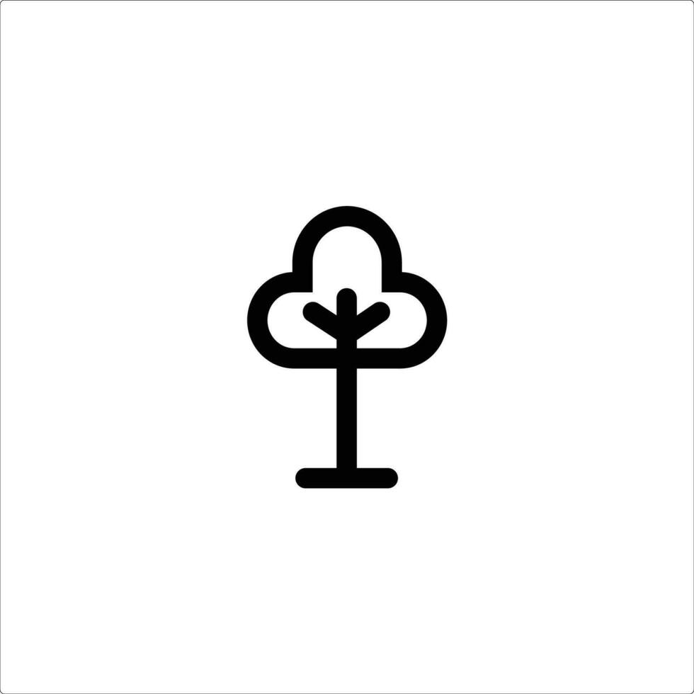 tree forest icon sign symbol vector illustration