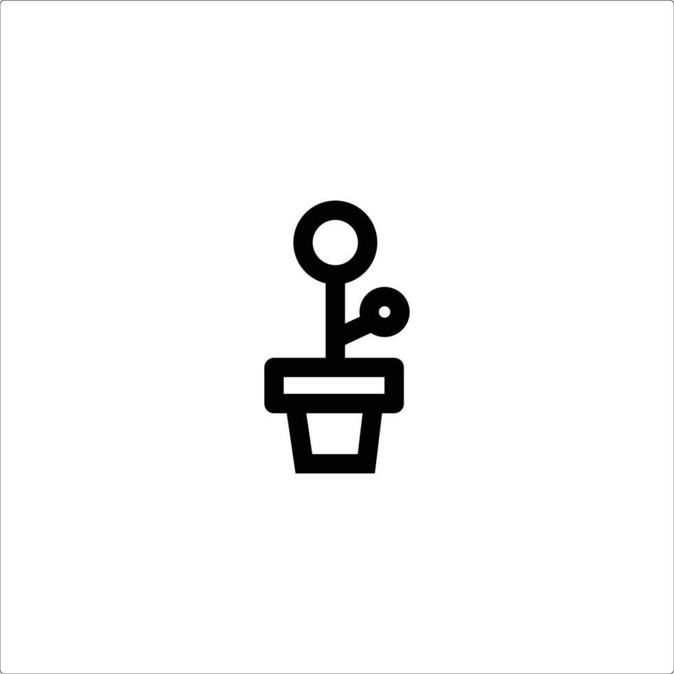 Plant technology icon sign symbol vector illustration on white background