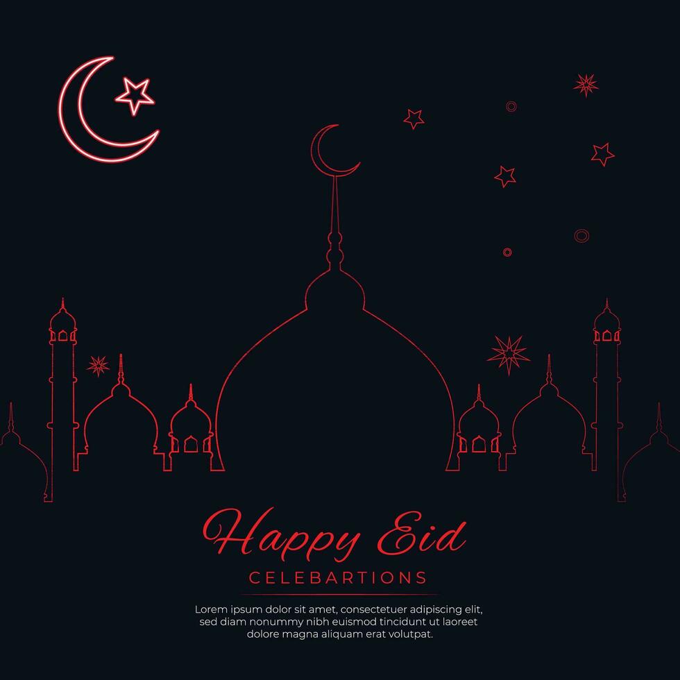 eid mubarak Post Design - eid mubarak social media post - islamic design - eid background - Eid ul Adha, Eid al Adha Design vector