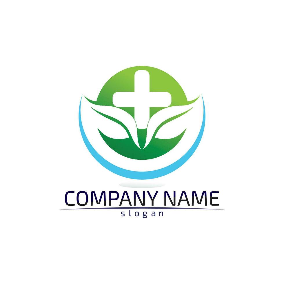 Tree leaf vector design eco friendly concept logo