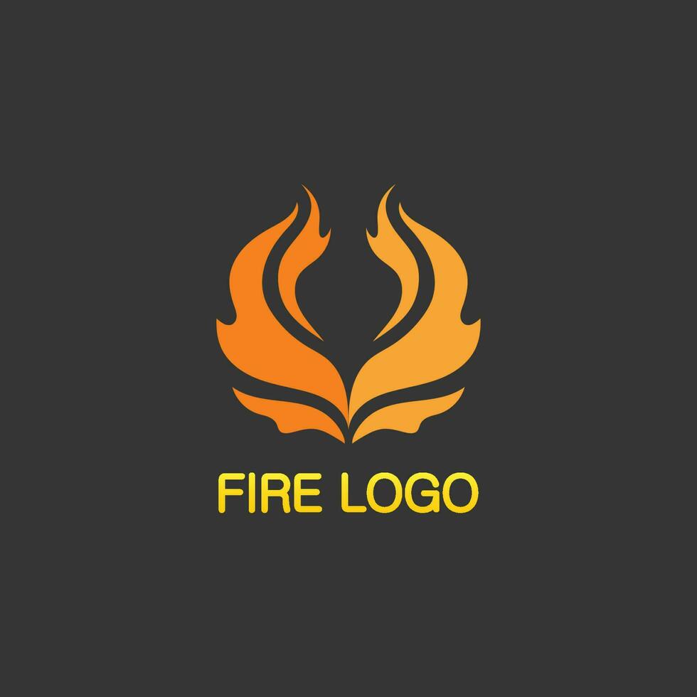 fuego logo e icono, elemento llameante caliente vector llama ilustración diseño energía, cálido, advertencia, signo de cocina, logo, icono, luz, potencia calor