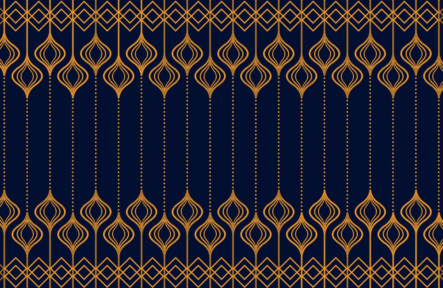 Golden fabric pattern design vector