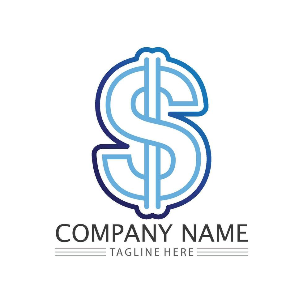 logotipo de dinero y diseño de iconos ilustración vectorial vector